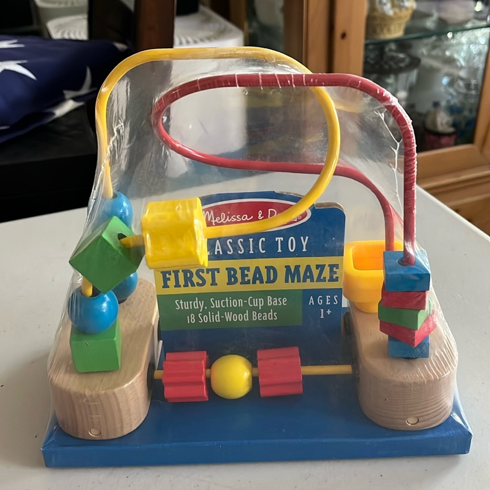 Melissa and Doug classic toy. First bead maze.